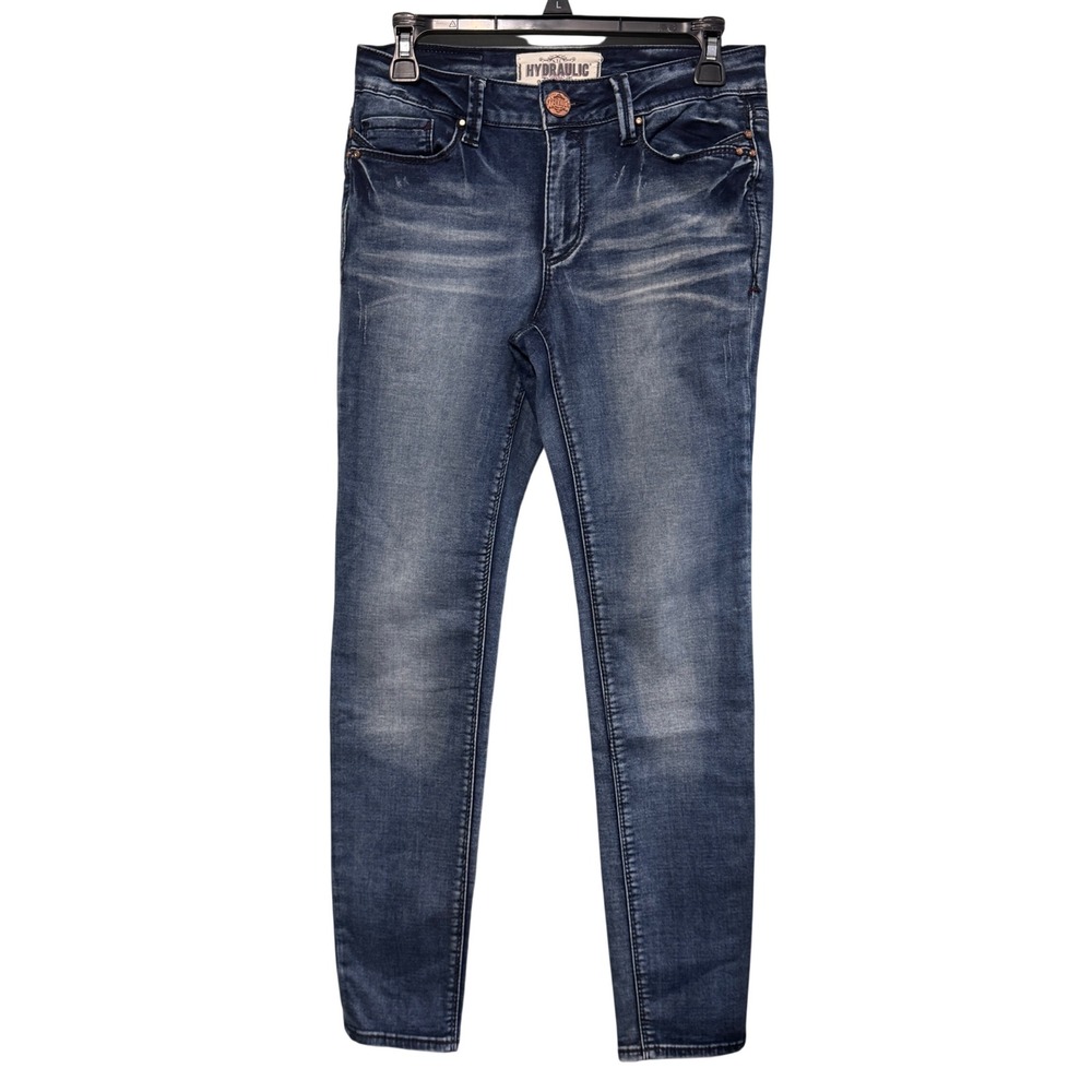 Hydraulic Tribeca Super Skinny Jeans Dark Wash Flap Pocket Women's Size 6